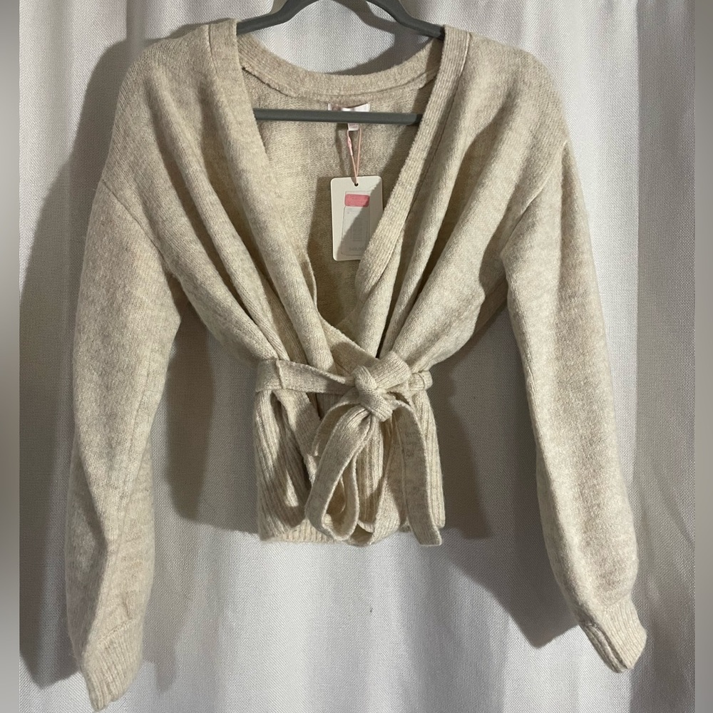 Cream sweater